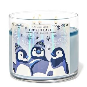 Bath & Body Works 3 wick Candle- Frozen Lake, NWT